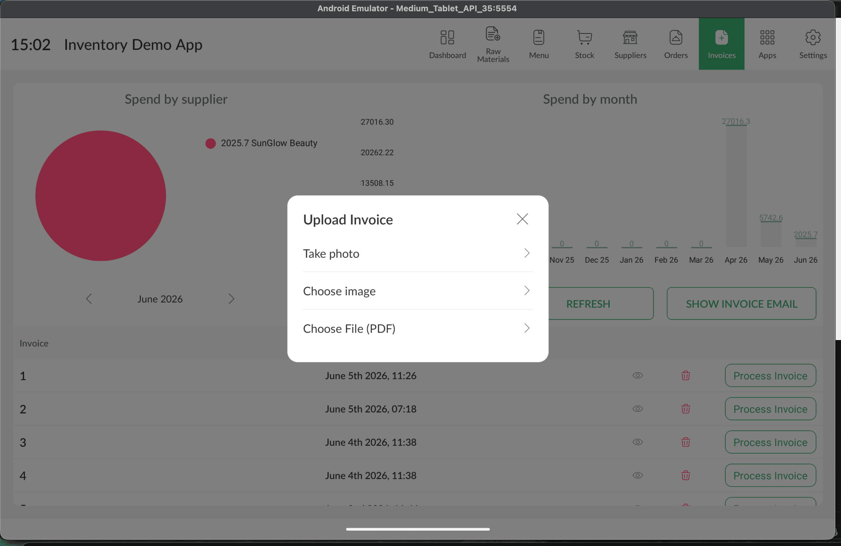 POS Screen